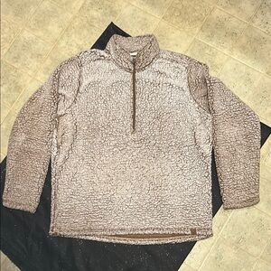 Men's Tan Sherpa Sweater